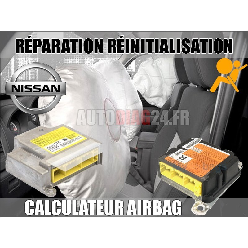 Réparation calculateur Airbag Nissan Pathfinder - 98820EA51C Bosch 0285001781 - 68HC912D60