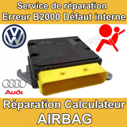 Réparation calculateur airbag VW ID3 1EA 959 655 CD 1EA959655CD Code erreur B2000 dtc65536